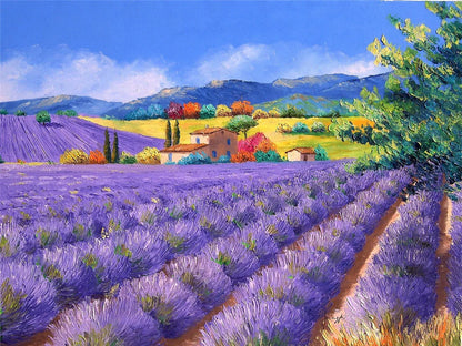 1 Box 500 Pieces 46*28cm Jigsaw Puzzles 500 Pieces Cardboard Picture Landscape Oil Painting Art Puzzles Family Games