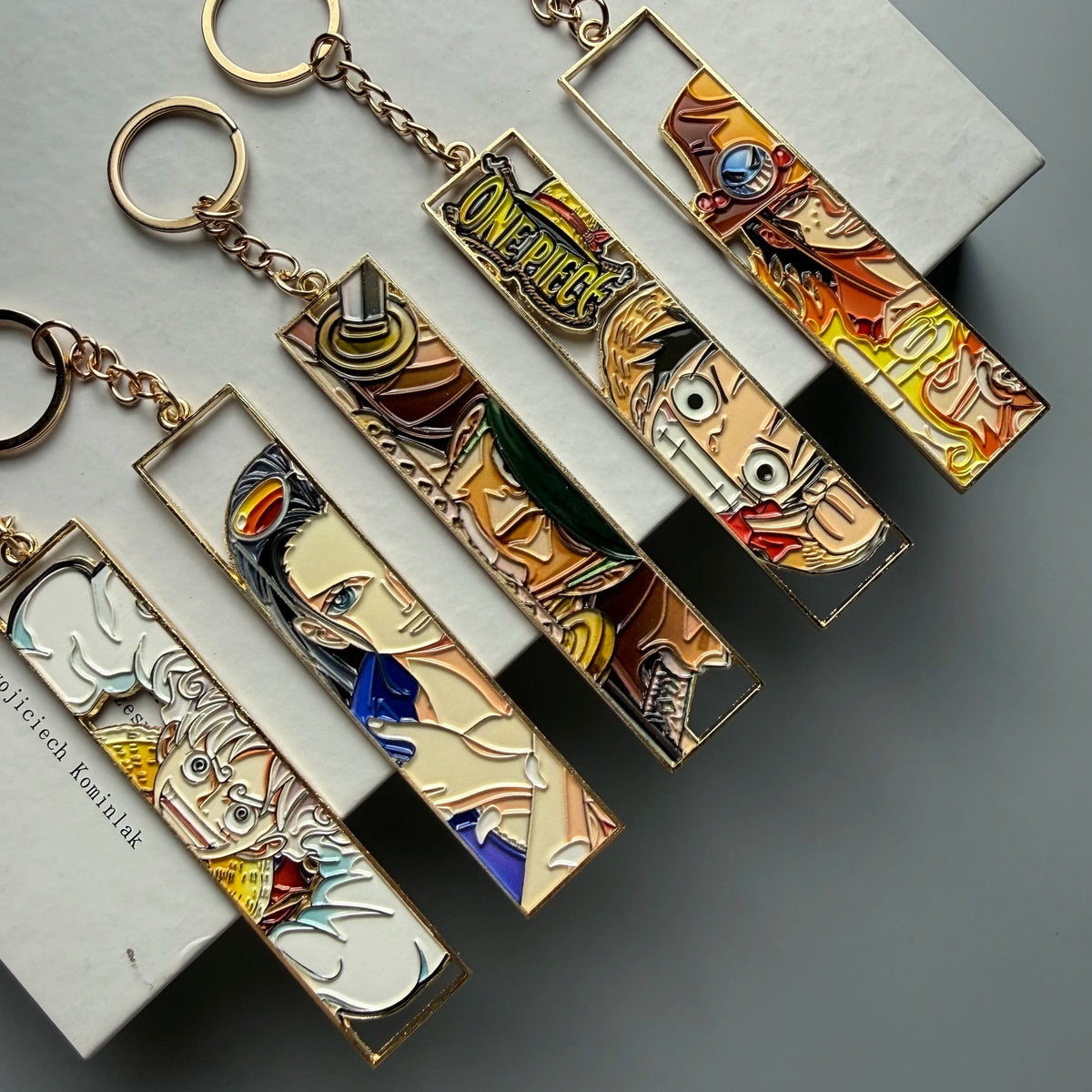 Anime Metal Hollow Out Keychains Bookmark Cute Jet Manga Fashion Bag Key Tag Jewelry Accessory Key Ring Holder Gift Anime