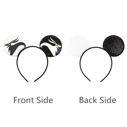 Mickey Mouse Ear Headbands Bow Hairbands Hair Accessories Party Christmas Halloween Princess Decoration Cosplay Costume for Girl