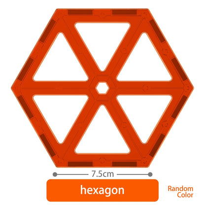 VINEDI Magnetic Building Blocks Construction Set Game Magnet Tiles Children Montessori Educational Toys For Kid Boy Girl Gift