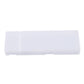 Pencil Cases School Office Simple Matte Transparent Plastic Box Frosted Pink Green White Pens Storage Stationery Supplies