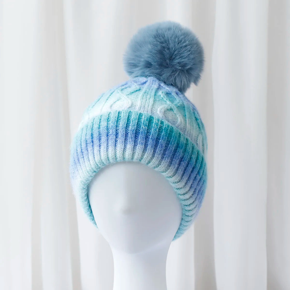 2024 tie dyed fun Ball stripe Wool hats Men's hat Knitted Women Badminton cap y2k skiing cap Halloween Hat Winter Hat Wholesale
