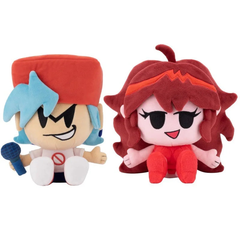 2025 Hot In Stock Fnf Friday Night Girlfriend Boyfriend Nene Pico Darnell Plush Doll Cotton Anime Toy Halloween Christmas Gift