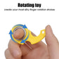 Creative Luminous Keychain Spinner Stress Toy Keychain Metal Toy Kid Fingertip Spinning Keyring  Relieve Anxiety Party Gift