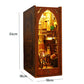 DIY Book Nook Insert Kits Wooden Doll House Building Kit Magic House Casa Bookend With Furniture Bookshelf Home Decoration Gift