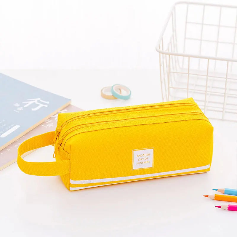 Large Capacity Pencil Case Kawaii Stationery Organizer School Office Supplies Back To School Pencil boxes for girls boy