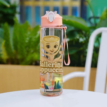 750ML Italian Brainrot Water Bottle Outdoor Drinking Cartoon Sports Cups Tung Tung Tung Sahur Tralalero Tralala Christmas Gifts