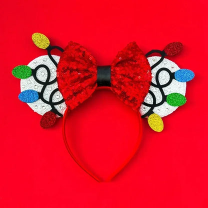 Disney Halloween Ear Headbands For Adults Kids Cosplay Bat Skeleton Maleficent Hairband Girls Ghost Women Party Hair Accessories