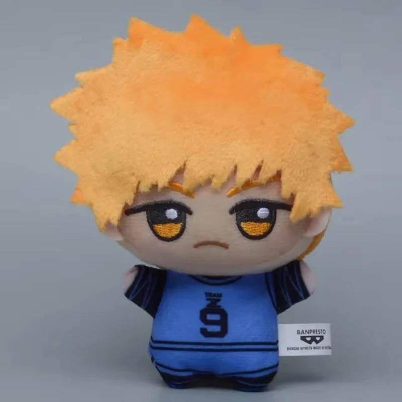 10cm Blue Lock Plush Toy Keychain Seishiro Nagi Isagi Yoichi Chigiri Bachira Meguru Charm Anime Peripheral Cute Stuffed Doll Bi