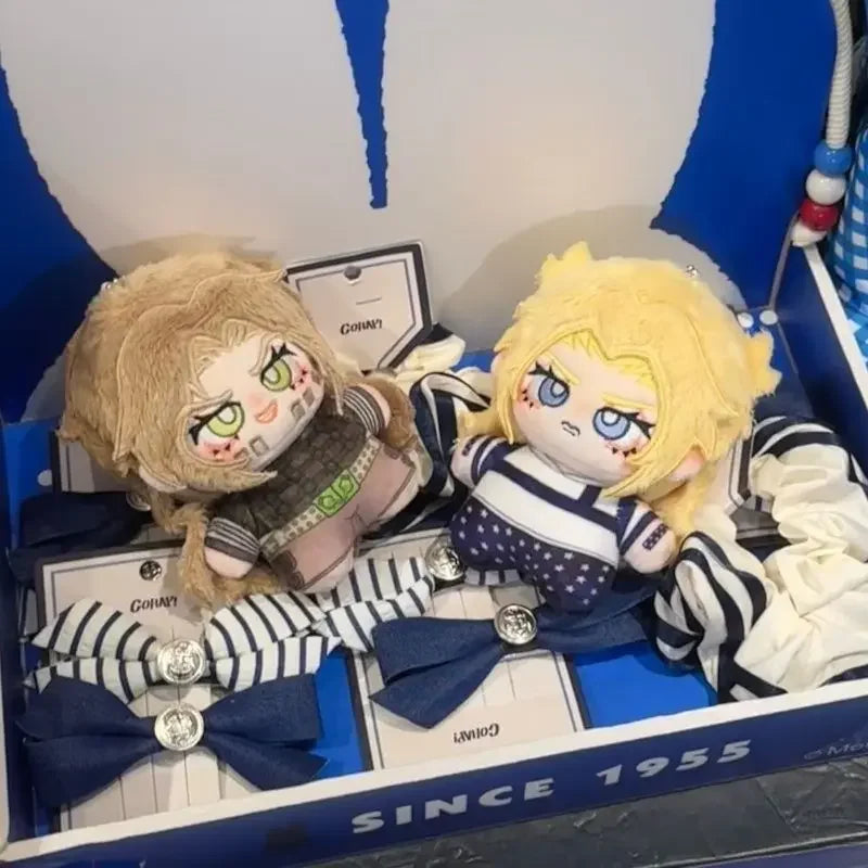 10cm Jo Jo Anime Cosplay Halloween Xmas Role Cute Jonathan Joestar Attributes Doll Plush Stuffed Toy Cute Puppet Mascot Gifts