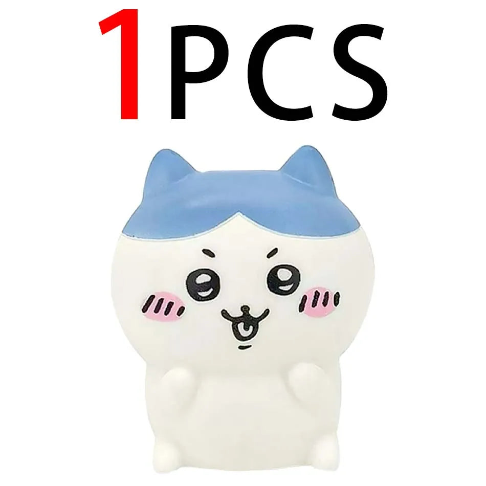 Cute Chikawa Kawaii Bedroom Desktop Decoration Hachiware Usagi Cartoon Vinyl Doll Night Light Luminous Toy Surprise Girl Gifts