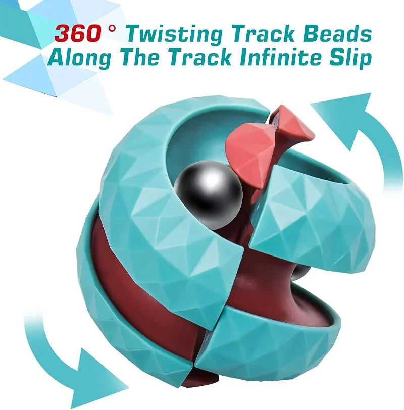 Decompression Toy Children Orbit Ball Cube Anti Stress Sensory Toys Fidget Toys for Kids Spinner Gifts for Kids Focus Training