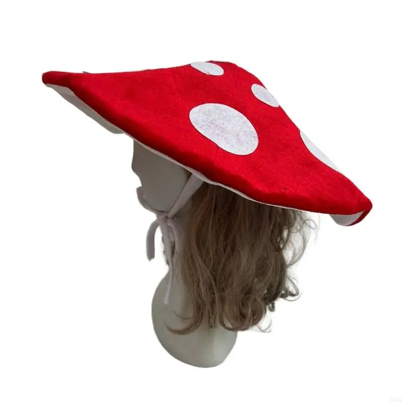 M3GA Unique Mushroom Costume Hat Soft Hat For Themed Party Halloween Party Hat Cosplay Costume Gathering Photo Hats