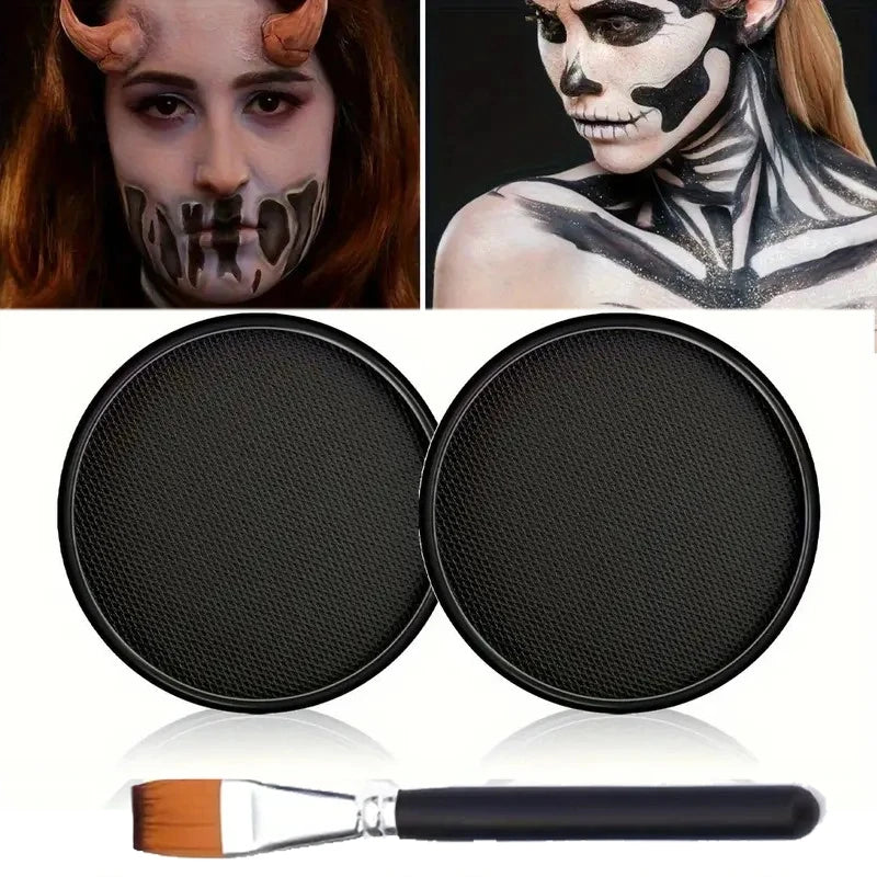 30G Water Monochromatic Face Body Painting Palette Halloween Festive Washable Face and Body Paint Makeup Costume Body Partie