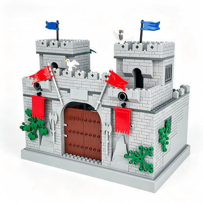 Creative DIY Medieval Roman Knight Castle Building Set Model, Christmas, Halloween and Birthday Gift, Military Collectible Toy