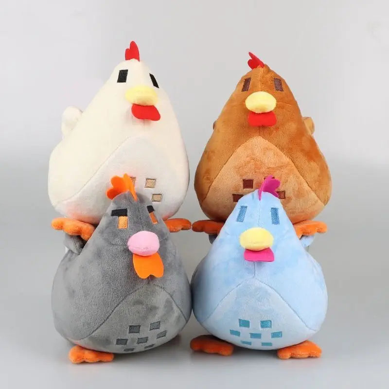22cm Adorable Stardew Valley Chicken Plush Toys Soft Stuffed Animal Pillow Kids Toys Christmas Gifts Home Decoration