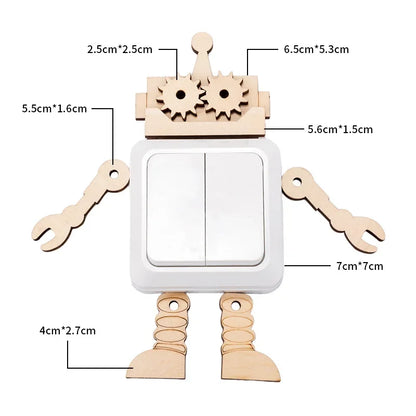 DIY Busy Board Montessori Hot  Air Dalloon Carriage Door Educational Toy Wood Chip Graphic Pairing Wooden Part For Childre Gifts
