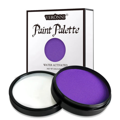 30G Water Monochromatic Face Body Painting Palette Halloween Festive Washable Face and Body Paint Makeup Costume Body Partie