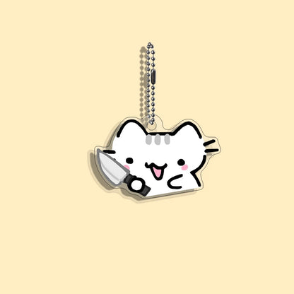 Funny Cat Character Keychain Student Gift Bag Women's Bag Cute Things Gift For Best Friends Wholesale Gifts Kitty