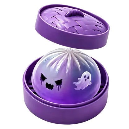 Halloween Ghost Dumpling 5.5-8.5CM Soft Sticky Slow Rebound Fidget Toy Anxiety Relief Mystery Blind Box Collectible Gift