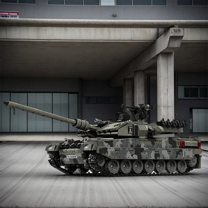 1007pcs Military Series Building Blocks Model War Leopard 2A7 Heavy Tank Bricks Sets WW2 Creative Toys Adult Gifts Room Decor