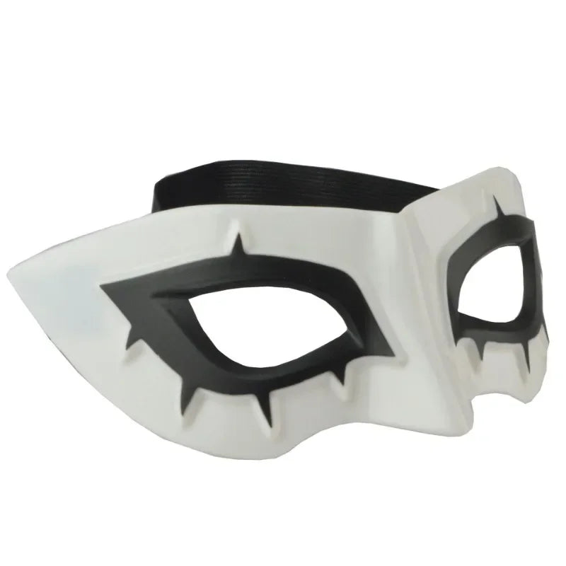 Half Face Mask Male Eye Mask for Persona 5 Hero Arsenal Joker Mask Cosplay Props Halloween Party Accessories Persona 5 Hero