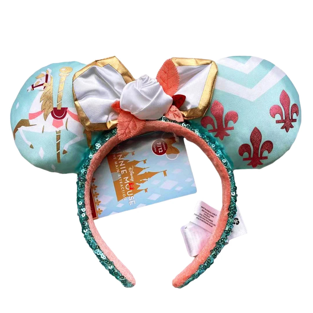New Halloween Mickey Minnie Mouse Ears Headband Holiday Party Cosplay Hairband EARS COSTUME Plush Adult/Kids Headband Gift