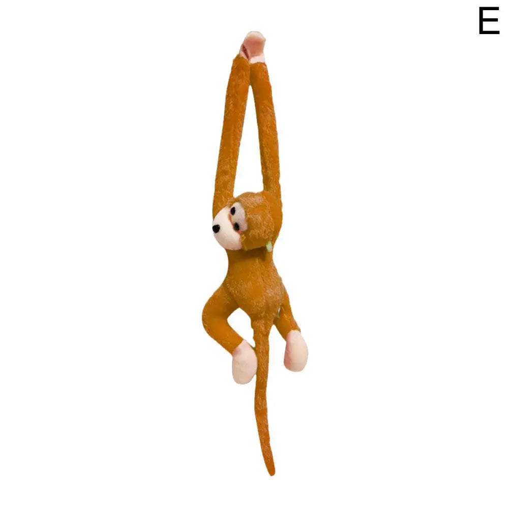 Plush Monkey Toy Stuffed Animal Cute Long Arm Tail Monkey Plush Toy Long Hands Monkey Mascot Room Curtain Decor Kids Toys