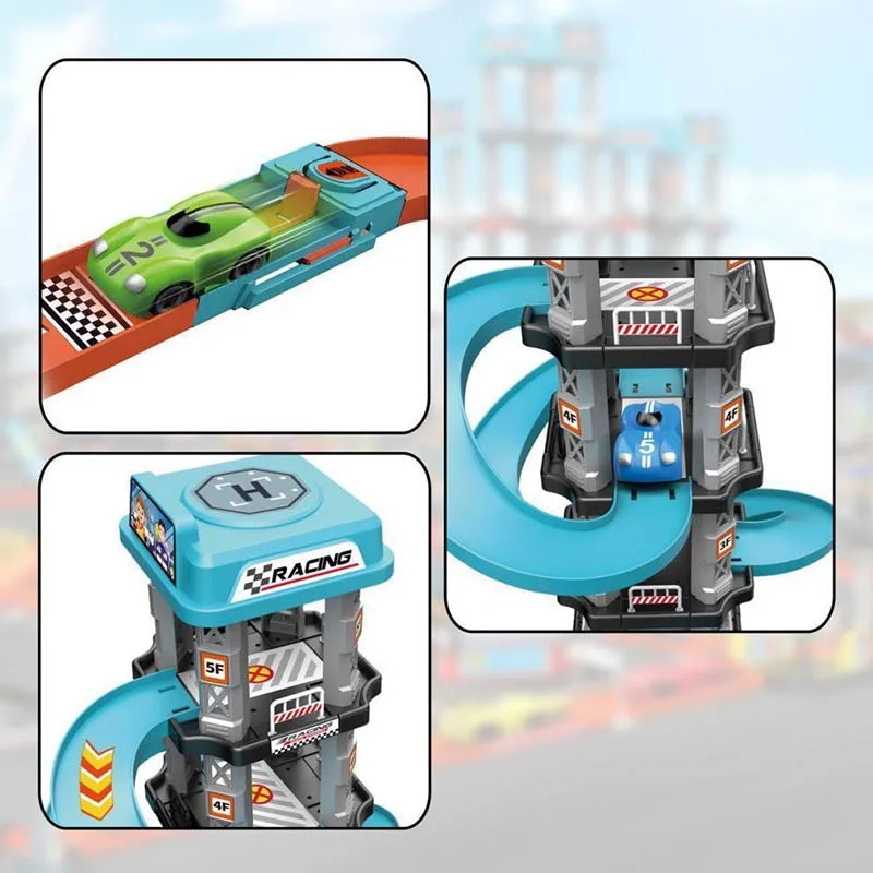 Race Track Car Ramp Toy Educational Games Racing Gliding Rail Puzzle Set For Kids Boy 2 3 4 5 Years Birthday Gifts Children Toys