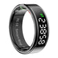 2025 COLMI R12 Smart Ring with Display Screen and Touch, Wireless Charging, Health Manager, 5 ATM Waterproof For Men Women