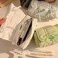 1pcs Creative Korea Style Bow Pencil Case Large Capacity Multi-layer Storage Drawstring Pencil Bags Office Supplies Storage Bag
