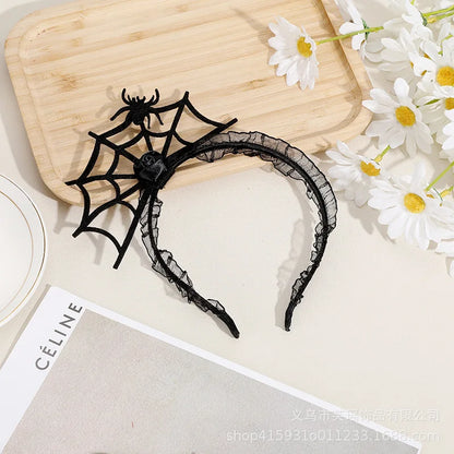 Halloween Hairband Demon Bat Spider Headband Party Hairpin Dance Decoration Prop Cosplay Headband Funny Holiday Hair Accessories