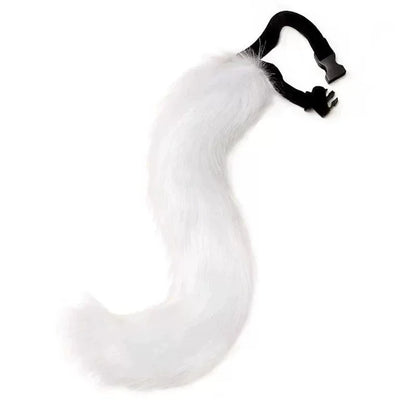 Cat Cosplay Costume Foxes Mask+Tail +Gloves Set  Halloween Costume Accessorie Wolf Therian Theme Party Dress Up Prop Accessories