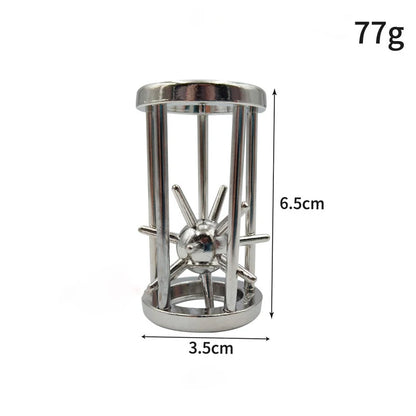 Lock Puzzles Classic IQ Metal Brain Teaser Magic Baffling Puzzles Game Toys For Children Adults Funny Gifts Metal Puzzle