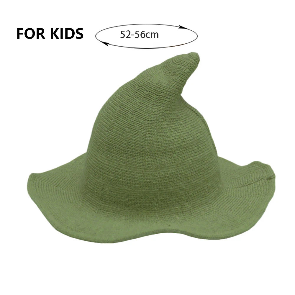 New Modern Knit Wool Wizard Hat Cap For Halloween Party Costume Halloween Witch Hat Festival Party Hat Halloween Party Hat 2023