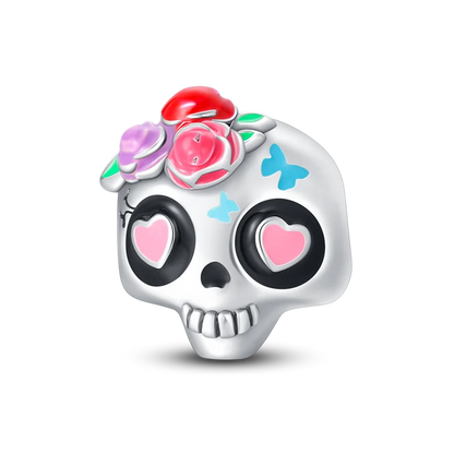 New in 925 Silver Halloween Collection Charm Glowing skull Beads Fit pand 3mm Bracelet DIY Pendant Woman Jewelry 2024 Hot Sale