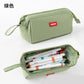 Large Capacity Pencil Case With Pen Holder Label Minimalist Student Stationery Storage Creative Stationery Storage Bag