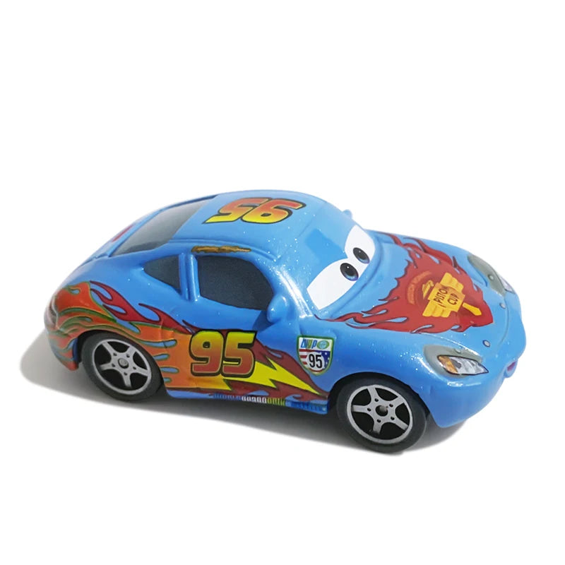 Cars 2 Cars 3 Lightning McQueen Mater Sheriff Flo Ramone Alloy Cars 1:55 Metal Die Casting Model Cars Toys Birthday Gifts