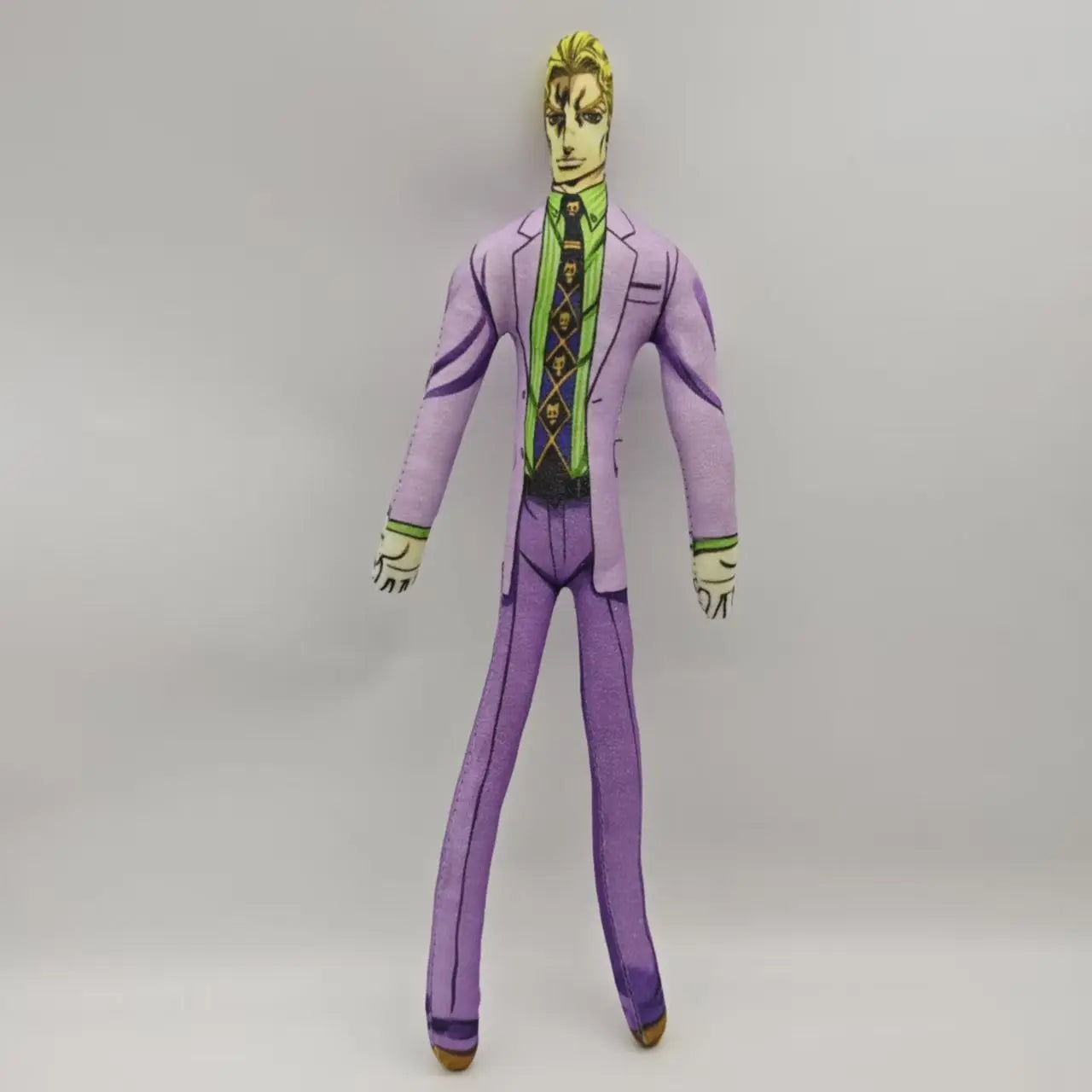 28cmJoJo Jotaro Kujo Joseph Joestar Gyro Zeppeli Johnny Joestar Stuffed Doll Abstract Wire Skeleton Cosplay Fans Collection Gift