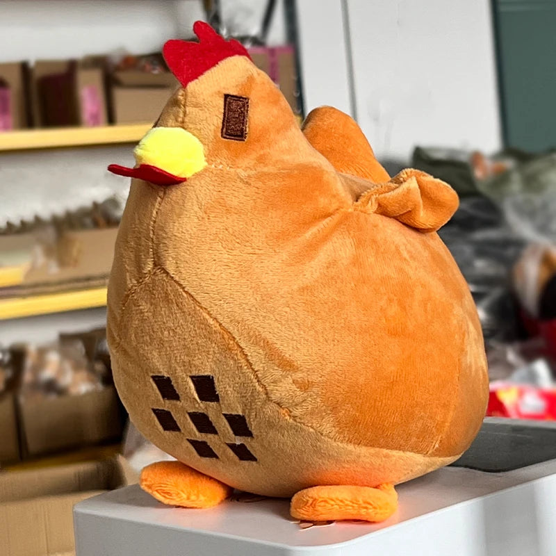 22cm Adorable Stardew Valley Chicken Plush Toys Soft Stuffed Animal Pillow Kids Toys Christmas Gifts Home Decoration