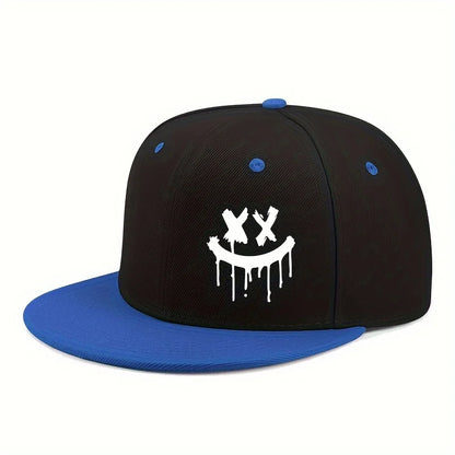 Halloween Themed Outdoor Event Truck Driver Hat Flat Adjustable Brimmed Baseball Caps Unisex Hip-Hop Hats Fashionable Headwear