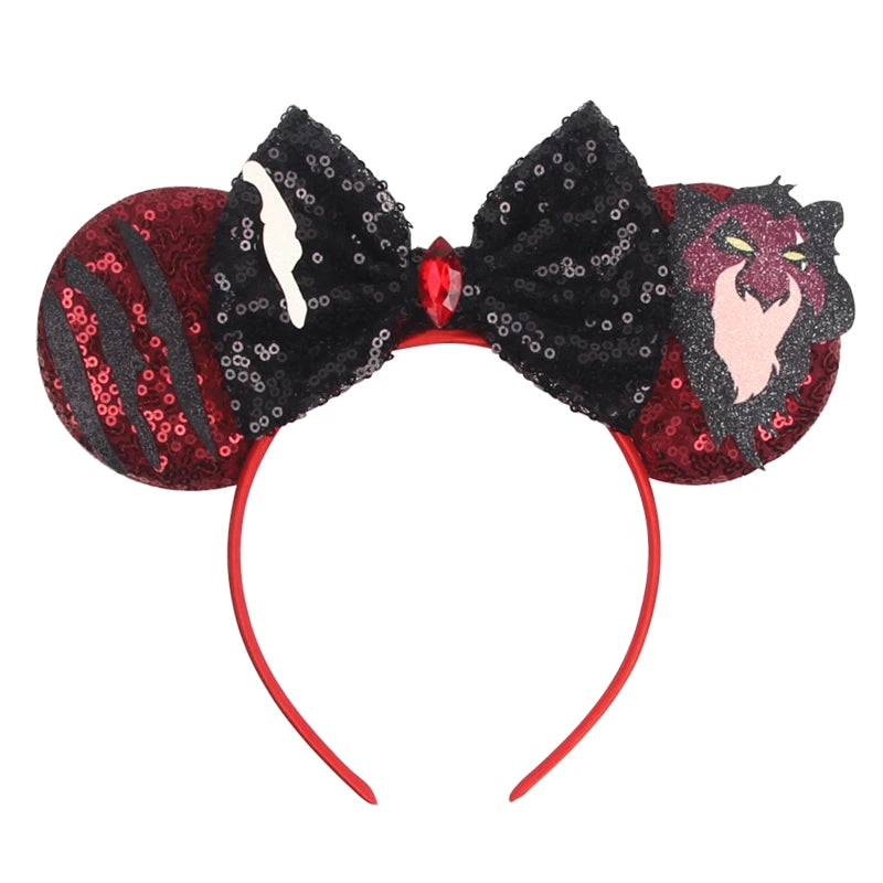 2026 Latest Halloween Cobweb Ears Headband Women Festival DIY Mouse Hairband Kids Party Villains Cosplay DIY Hair Accessories