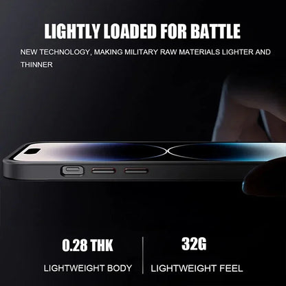 Frosted Matte Armor Phone Case For iPhone 17 18 16 Pro Max 15 14 Plus 13 12 11 Air Magnetic Wireless Charge Lens Protect Cover