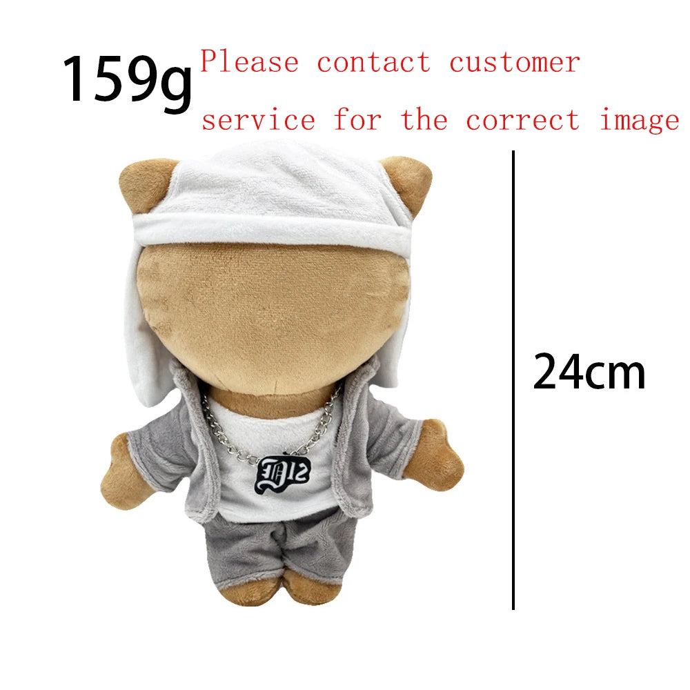 Multiple Styles Cute Cat Eminem XXXTentacion Frank Ocean Plush Toy Doll with Clothes Stuffed Soft Plush Toys Fans Collect Gift