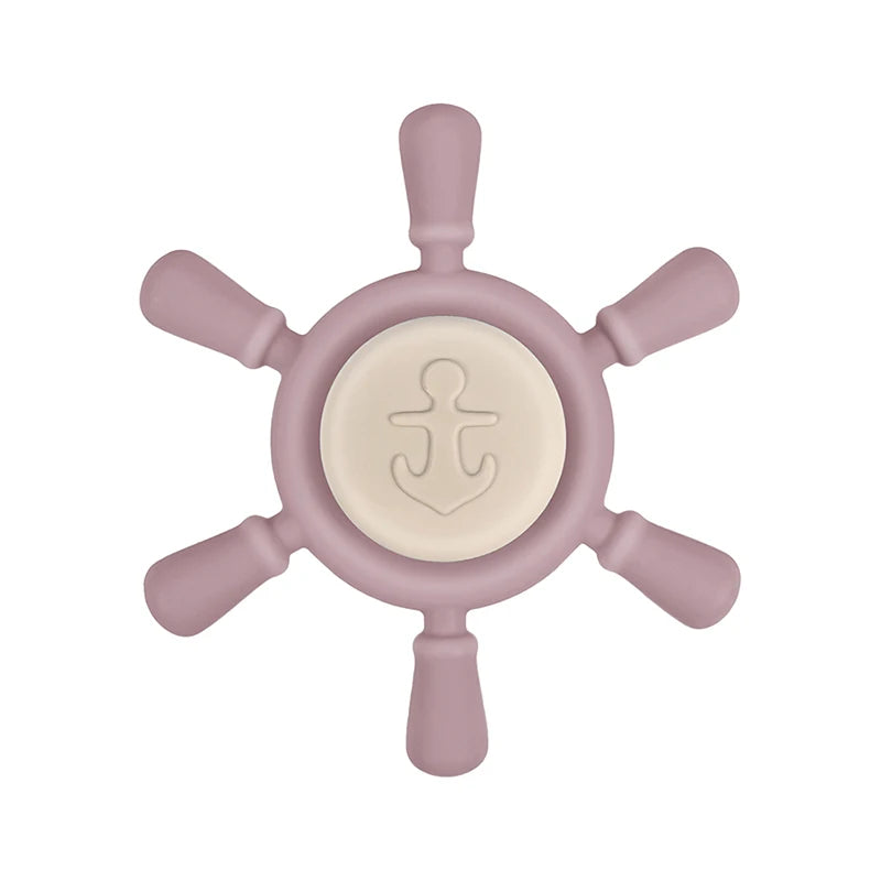 Silicone Suction Cup Spinner Toy for Baby Kids Car Travel Table Highchair Window Sensory Cartoon Rattles Fidget Educational Toy