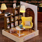 Mini Doll House DIY 3D Puzzle Assembly Building Model Toys Home Bedroom Decoration With Furniture Wooden Craft Gifts DollHouses