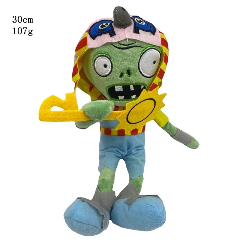 1pcs 30cm Plants VS Zombies Plush Toys PVZ Zombies Gargantuar Hats Pirate Zombies Plush Soft Stuffed Toys for Children Kids Gift