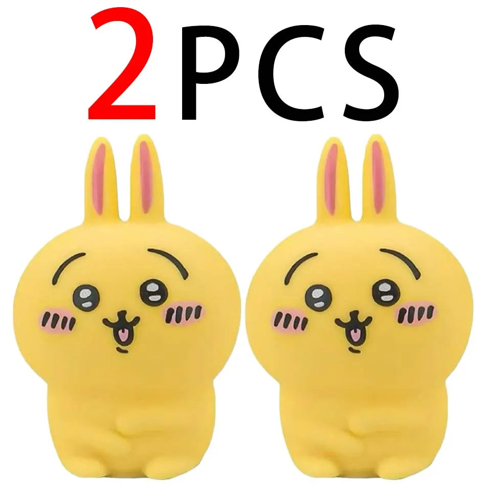Cute Chikawa Kawaii Bedroom Desktop Decoration Hachiware Usagi Cartoon Vinyl Doll Night Light Luminous Toy Surprise Girl Gifts