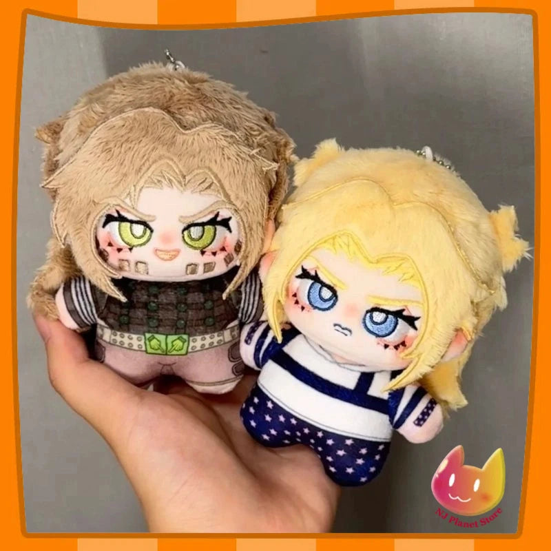 10cm Jo Jo Anime Cosplay Halloween Xmas Role Cute Jonathan Joestar Attributes Doll Plush Stuffed Toy Cute Puppet Mascot Gifts