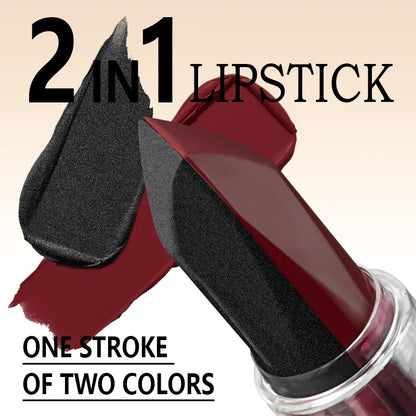 Lipstick Waterproof Long Lasting Moisturizing Matte Non-stick Cup Pearlescent Diamond Lip Tint Red Sexy Lips Makeup Halloween